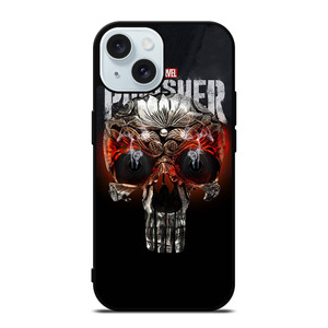THE PUNISHER SKULL MARVEL iPhone 15 Case Cover THE PUNISHER SKULL MARVEL iPhone 15 Case Cover