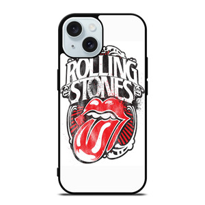 THE ROLLING STONES LOGO iPhone 15 Case Cover THE ROLLING STONES LOGO iPhone 15 Case Cover