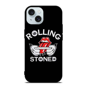 THE ROLLING STONES WEED LOGO iPhone 15 Case Cover
