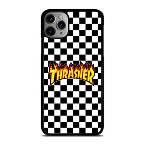 THRASHER CHECKERBOARD iPhone 11 Pro Max Case Cover THRASHER CHECKERBOARD iPhone 11 Pro Max Case Cover