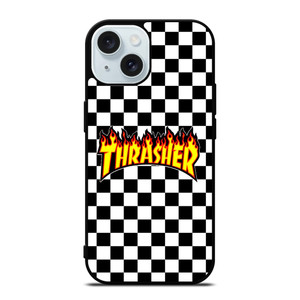 THRASHER CHECKERBOARD iPhone 15 Case Cover THRASHER CHECKERBOARD iPhone 15 Case Cover