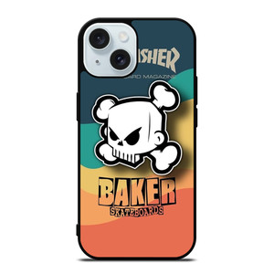 THRASHER SKATEBOARD MAGAZINE BAKER iPhone 15 Case Cover THRASHER SKATEBOARD MAGAZINE BAKER iPhone 15 Case Cover