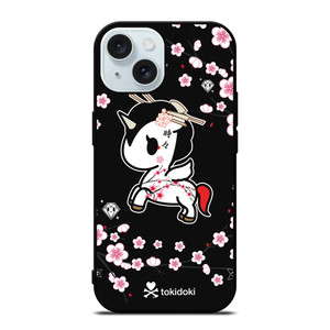 TOKIDOKI UNICORN SAKURA iPhone 15 Case Cover TOKIDOKI UNICORN SAKURA iPhone 15 Case Cover