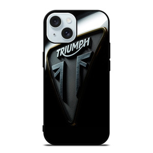 TRIUMPH MOTORCYCLE EMBLEM iPhone 15 Case Cover TRIUMPH MOTORCYCLE EMBLEM iPhone 15 Case Cover