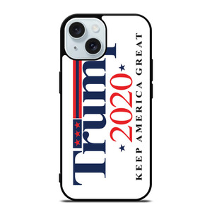 TRUMP 2020 KEEP AMERICA GREAT iPhone 15 Case Cover TRUMP 2020 KEEP AMERICA GREAT iPhone 15 Case Cover