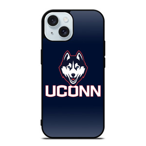 UCONN HUSKIES BASKETBALL LOGO iPhone 15 Case Cover UCONN HUSKIES BASKETBALL LOGO iPhone 15 Case Cover