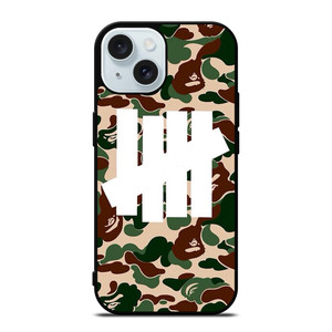 UNDEFEATED BAPE CAMO iPhone 15 Case Cover