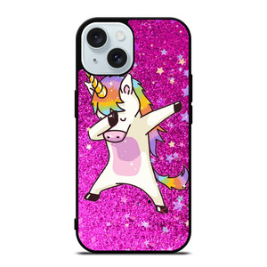 UNICORN DAB PURPLE iPhone 15 Case Cover