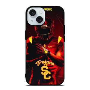 USC FOOTBALL TROJANS LOGO iPhone 15 Case Cover