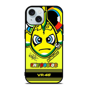 VALENTINO ROSSI 46 MOTOR GP iPhone 15 Case Cover VALENTINO ROSSI 46 MOTOR GP iPhone 15 Case Cover
