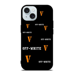 VLONE X OFF WHITE iPhone 15 Case Cover VLONE X OFF WHITE iPhone 15 Case Cover