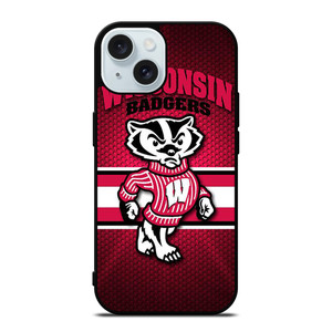 WISCONSIN BADGER FOOTBALL LOGO 2 iPhone 15 Case Cover