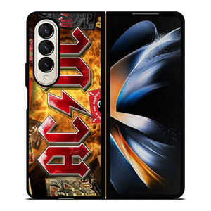ACDC BAND LOGO ALBUM Samsung Galaxy Z Fold 4 Case Cover