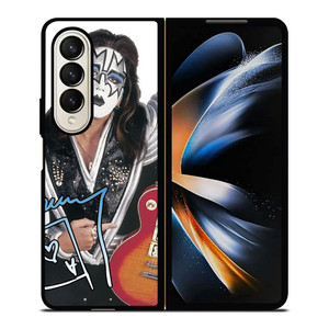 ACE FREHLEY AND GUITAR KISS BAND  Samsung Galaxy Z Fold 4 Case Cover