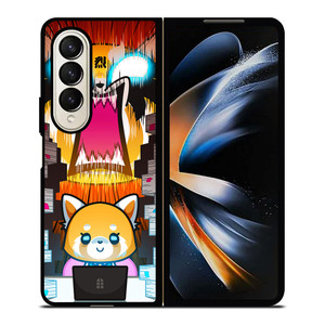 AGGRETSUKO CARTOON COMEDY Samsung Galaxy Z Fold 4 Case Cover