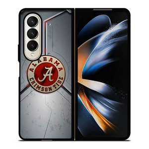 ALABAMA CRIMSON TIDE METAL LOGO Samsung Galaxy Z Fold 4 Case Cover