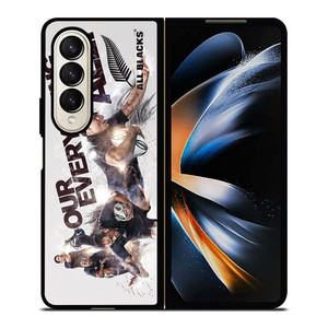 ALL BLACKS NEW ZEALAND RUGBY TEAM Samsung Galaxy Z Fold 4 Case Cover