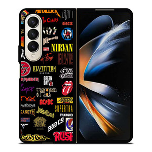 ALL CLASSIC ROCK BAND REVOLUTION LOGO Samsung Galaxy Z Fold 4 Case Cover