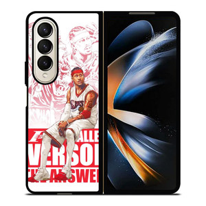 ALLEN IVERSON SIXERS NBA Samsung Galaxy Z Fold 4 Case Cover ALLEN IVERSON SIXERS NBA Samsung Galaxy Z Fold 4 Case Cover