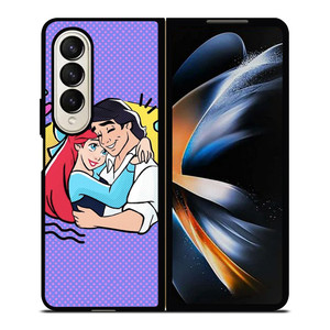 ARIEL AND ERICK THE LITTLE MERMAID CARTOON DISNEY Samsung Galaxy Z Fold 4 Case Cover