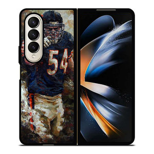 ART BRIAN URLACHER CHICAGO BEARS Samsung Galaxy Z Fold 4 Case Cover