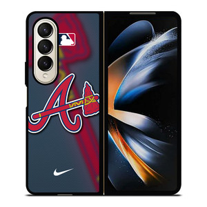 ATLANTA BRAVES MLB LOGO Samsung Galaxy Z Fold 4 Case Cover