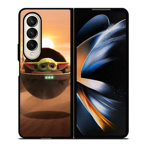 BABY YODA CUTE STAR WARS Samsung Galaxy Z Fold 4 Case Cover