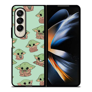 BABY YODA STAR WARS CARTOON Samsung Galaxy Z Fold 4 Case Cover
