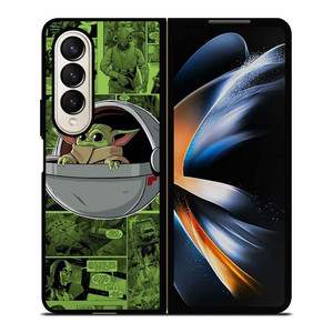 BABY YODA STAR WARS COMICS Samsung Galaxy Z Fold 4 Case Cover
