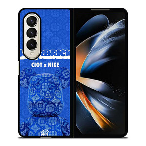 BEARBRICK CLOT X NIKE BLUE Samsung Galaxy Z Fold 4 Case Cover BEARBRICK CLOT X NIKE BLUE Samsung Galaxy Z Fold 4 Case Cover