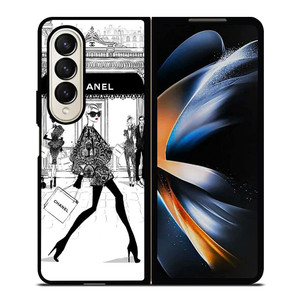BEAUTY FASHION MEGAN HESS CLIPART Samsung Galaxy Z Fold 4 Case Cover