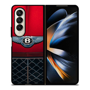 BENTLEY LOGO CAR ICON RED Samsung Galaxy Z Fold 4 Case Cover