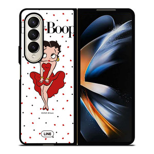 BETTY BOOP POLKADOT Samsung Galaxy Z Fold 4 Case Cover BETTY BOOP POLKADOT Samsung Galaxy Z Fold 4 Case Cover
