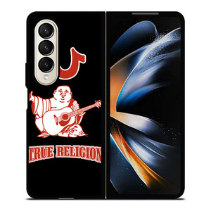 BIG BUDDHA TRUE RELIGION LOGO Samsung Galaxy Z Fold 4 Case Cover