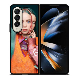 BILLIE EILISH FACE Samsung Galaxy Z Fold 4 Case Cover