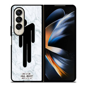BILLIE EILISH LOGO MARBLE Samsung Galaxy Z Fold 4 Case Cover
