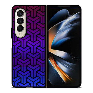 BLACK MAMBA PURPLE PATTERN Samsung Galaxy Z Fold 4 Case Cover