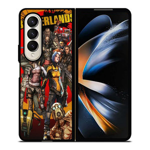 BORDERLANDS ALL CHARACTER Samsung Galaxy Z Fold 4 Case Cover BORDERLANDS ALL CHARACTER Samsung Galaxy Z Fold 4 Case Cover