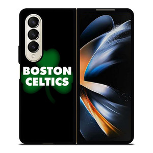 BOSTON CELTICS LEAF SYMBOL Samsung Galaxy Z Fold 4 Case Cover BOSTON CELTICS LEAF SYMBOL Samsung Galaxy Z Fold 4 Case Cover