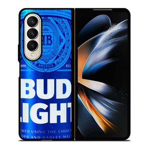BUD LIGHT BEER CAN Samsung Galaxy Z Fold 4 Case Cover BUD LIGHT BEER CAN Samsung Galaxy Z Fold 4 Case Cover
