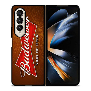 BUDWEISER KING OF BEAR LOGO Samsung Galaxy Z Fold 4 Case Cover