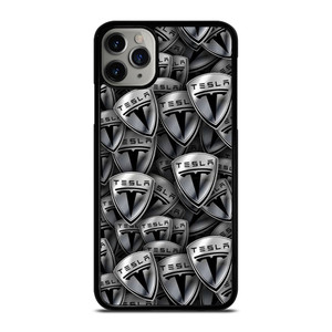 TESLA METAL LOGO COLLAGE iPhone 11 Pro Max Case Cover