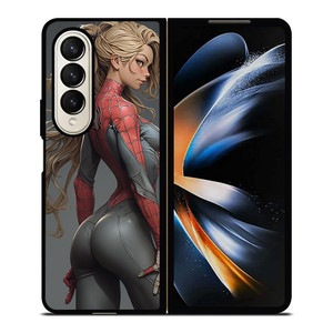 CARTOON SPIDER GIRL SEXY MARVEL COMICS Samsung Galaxy Z Fold 4 Case Cover CARTOON SPIDER GIRL SEXY MARVEL COMICS Samsung Galaxy Z Fold 4 Case Cover