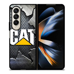 CAT CATERPILLAR EMBLEM Samsung Galaxy Z Fold 4 Case Cover