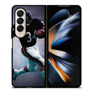 CHICAGO BEARS WALTER PAYTON NFL FOOTBALL 2 Samsung Galaxy Z Fold 4 Case Cover