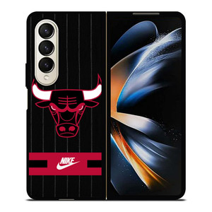 CHICAGO BULLS NIKE STRIPE Samsung Galaxy Z Fold 4 Case Cover