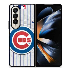 CHICAGO CUBS LOGO JERSEY Samsung Galaxy Z Fold 4 Case Cover CHICAGO CUBS LOGO JERSEY Samsung Galaxy Z Fold 4 Case Cover