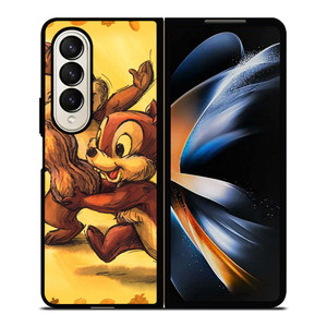 CHIP AND DALE CARTOON Samsung Galaxy Z Fold 4 Case Cover CHIP AND DALE CARTOON Samsung Galaxy Z Fold 4 Case Cover