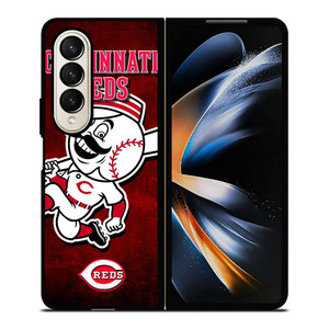 CINCINNATI REDS LOGO BASEBALL Samsung Galaxy Z Fold 4 Case Cover