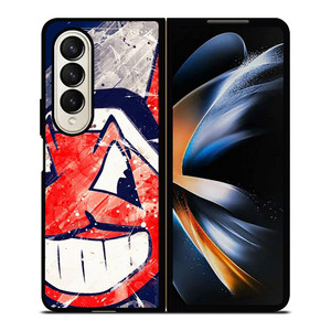CLEVELAND INDIANS LOGO BASEBALL TEAM MLB ICON Samsung Galaxy Z Fold 4 Case Cover CLEVELAND INDIANS LOGO BASEBALL TEAM MLB ICON Samsung Galaxy Z Fold 4 Case Cover
